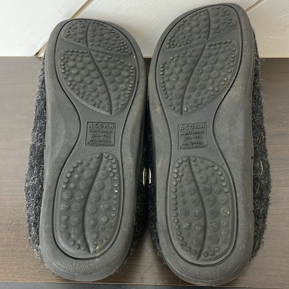 Acorn Wool Blend Men's 10.5-11.5 Digby Gore, Black Tweed - Picture 8 of 9